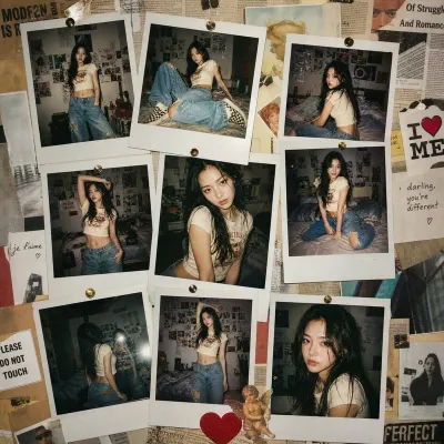 Y2K Polaroid Fashion Diary #y2k #nostalgic #editorial