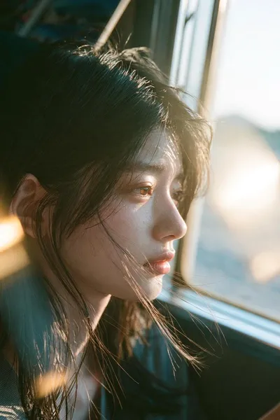 Melancholic Golden Hour by the Window #melancholic #goldenhour #seaside