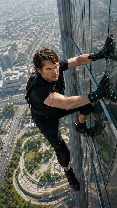 Skyscraper Ascent Cinematic Action #cinematic #action #urban