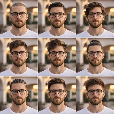 Hairstyle Comparison Grid 3x3 #hairstyle #aesthetic
