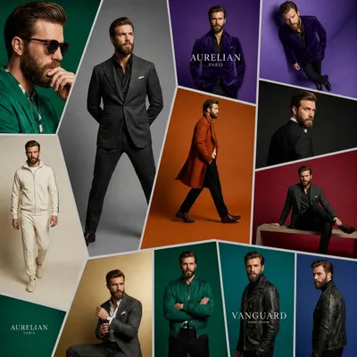 Hollywood Fashion Gallery: Multi-Panel Editorial #fashion #editorial