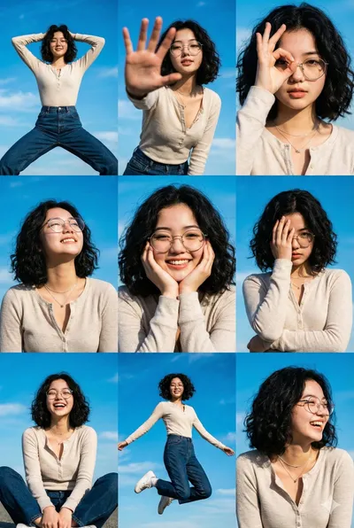 Dynamic Fashion Collage in Natural Light #fashion #photography #collage